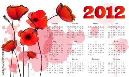 calendrier 2012