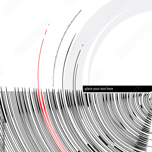 modern geometric design (radial motive) photo