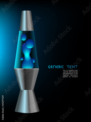 Vector Lava Lamp Design