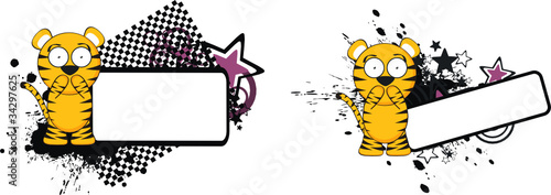 tiger baby cartoon copyspace3