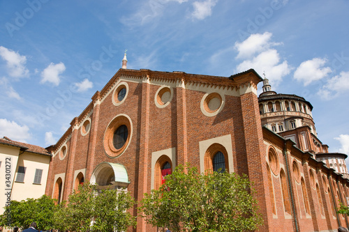 Church santa maria della grazie photo