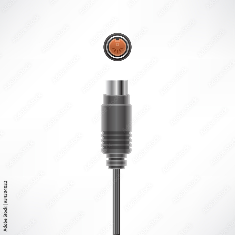 Computer cable & plug Computer cable & plug