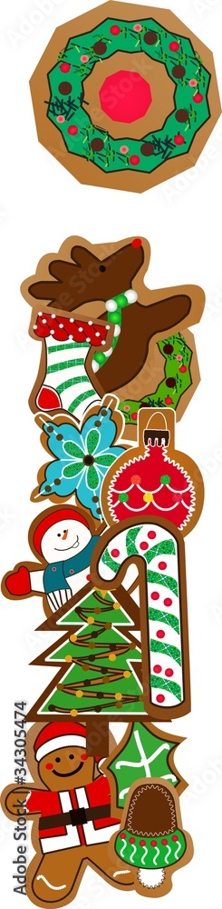 i gingerbread alphabet patch i gingerbread alphabet patch