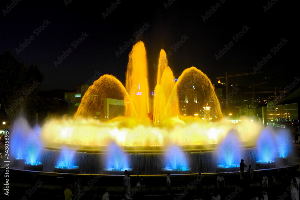 Fototapeta premium Fountain in Barcelona.Spain.