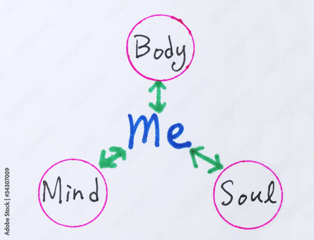 The relationship between Body, Mind, Soul and Me The relationship between Body, Mind, Soul and Me