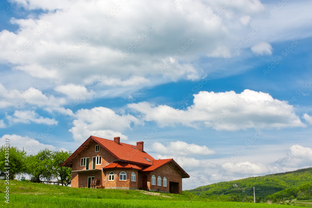 New house on the hill