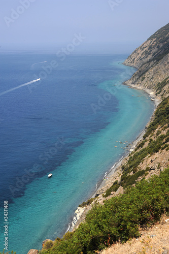 Punta Nera sull'isola d'Elba