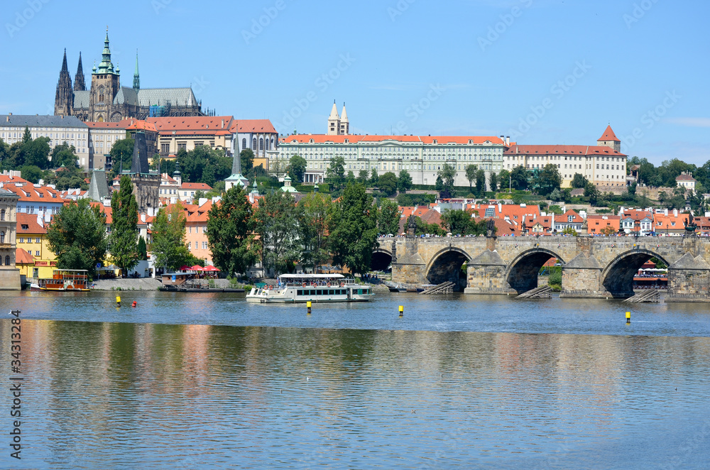 La Moldau à Prague