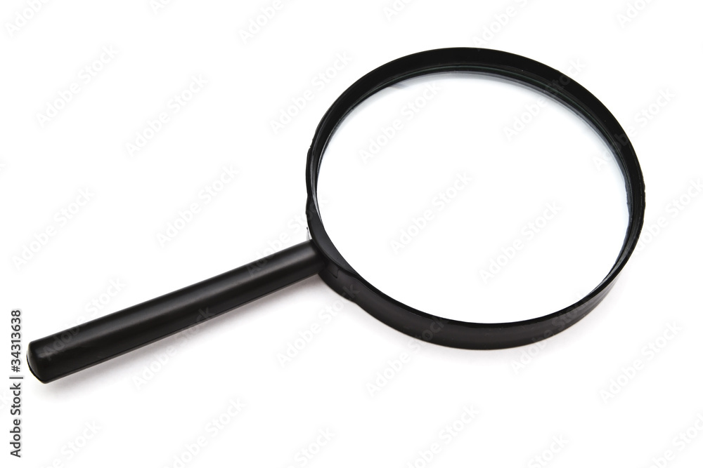 Magnifying glass isolated on white background Magnifying glass isolated on white background