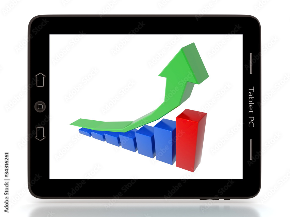 Image of computer technology on a white background isolated Image of computer technology on a white background isolated
