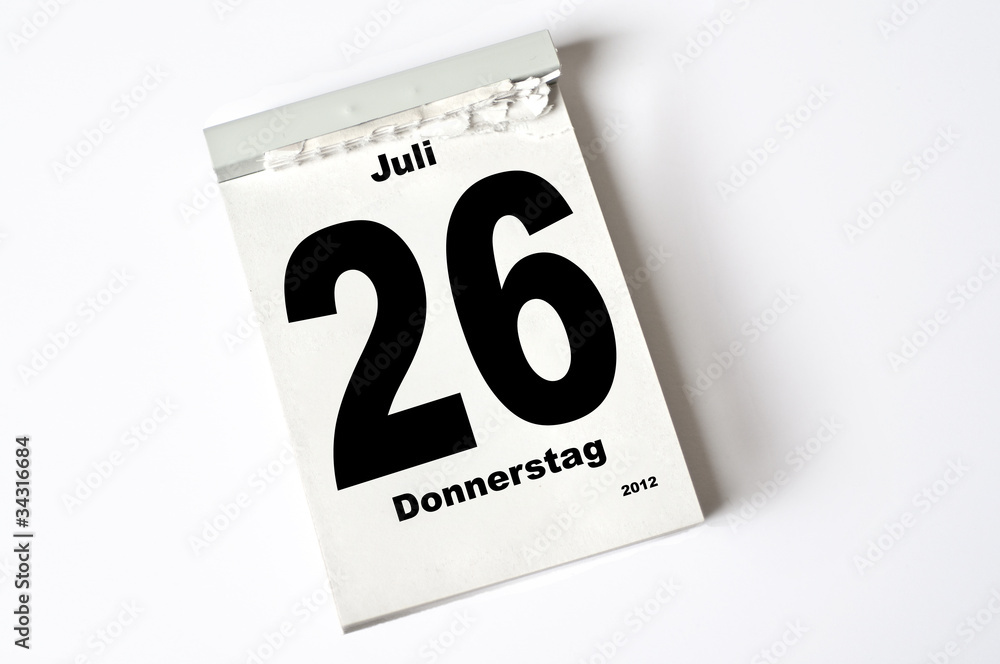 26. Juli 2012 26. Juli 2012