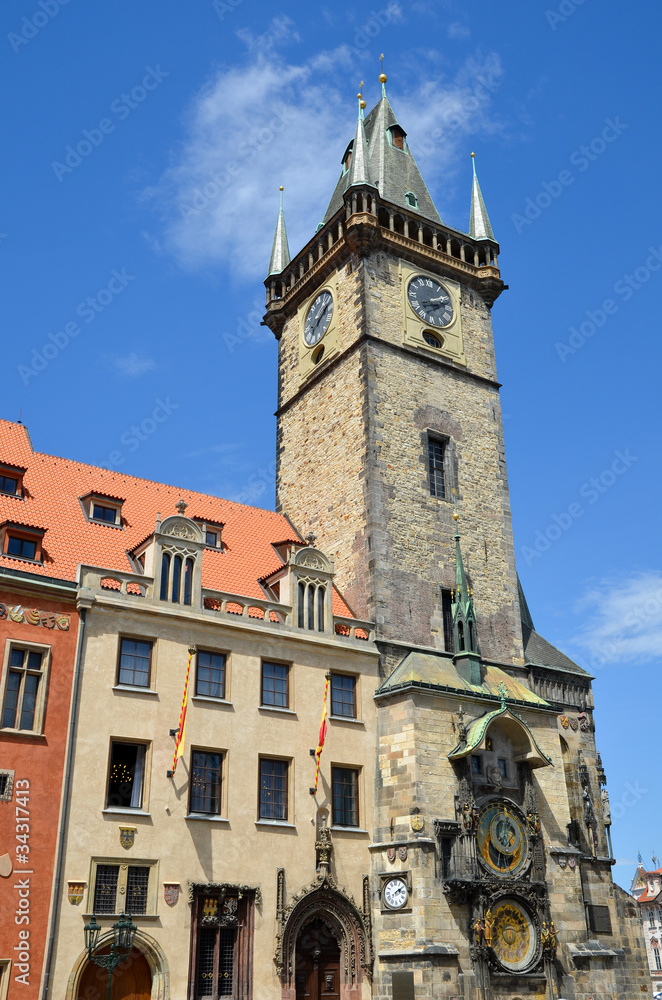 La Tour de l'Horloge astronomique à Prague