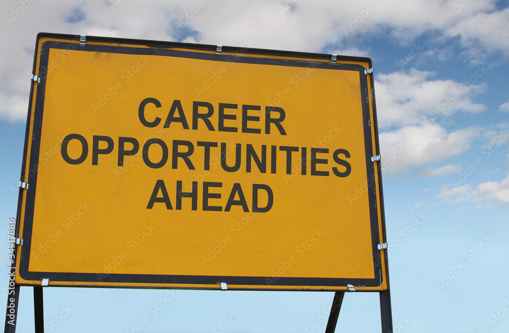 Career Opportunities Ahead Sign