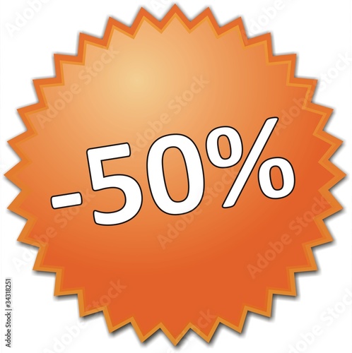 étiquette -50%