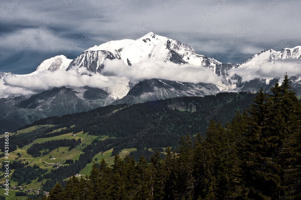 Obraz premium Le Mont-Blanc
