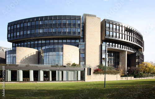 Canvastavla Landtagsgebäude in Düsseldorf