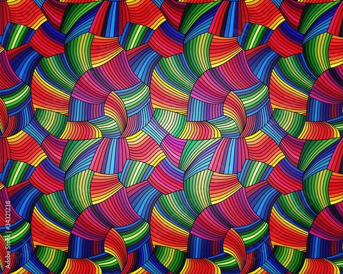 Rainbow pattern. Vector illustration.