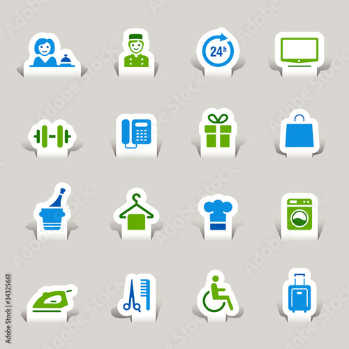 Papercut - Hotel icons