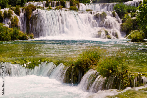 Skradinski waterfall on the Krka river