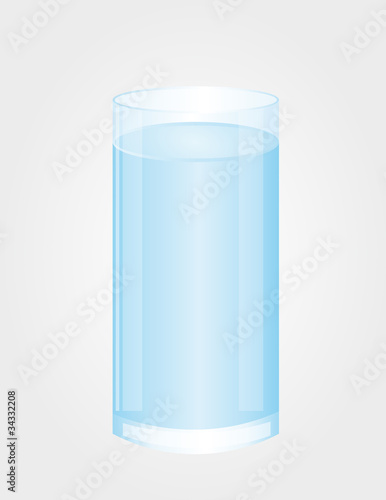 glass of water vector
