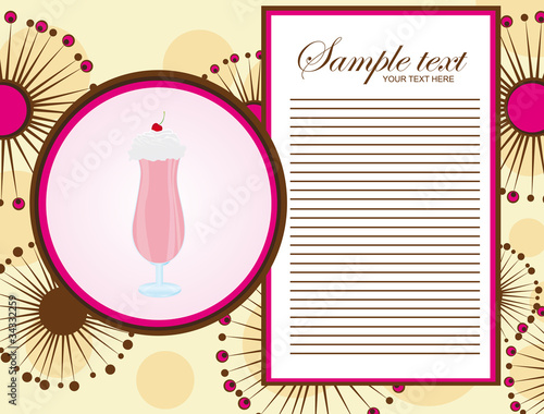 milk shake menu