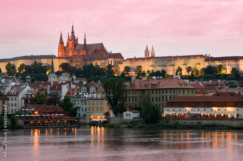 Obraz premium Une soirée à Prague