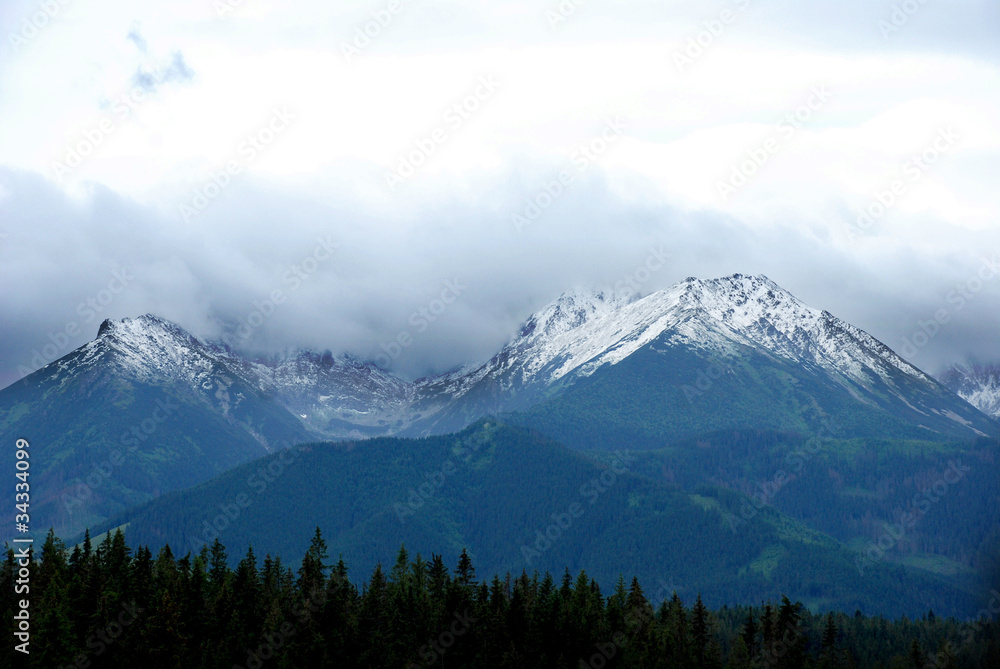 Mountains view, High Tatras, Slovakia Mountains view, High Tatras, Slovakia