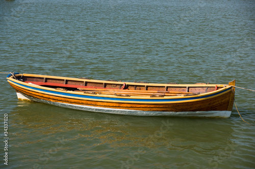 Old row boat