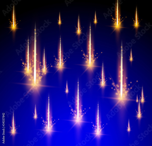 Meteor rain