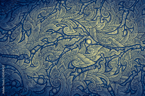 Fototapeta Thai art painting