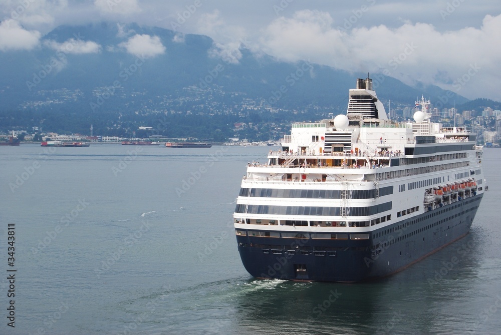 Ship at Canada Place in Vancouver, Canada