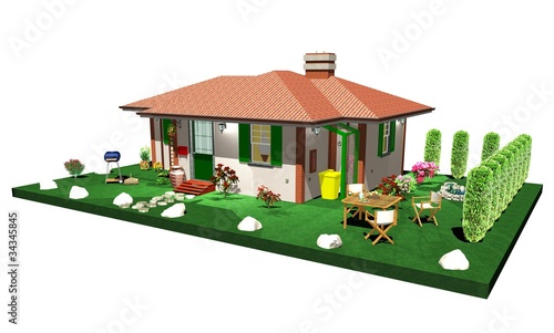 Casa di Campagna-Country House-3D-6 photo