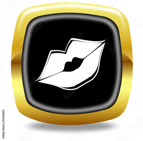 Lips button