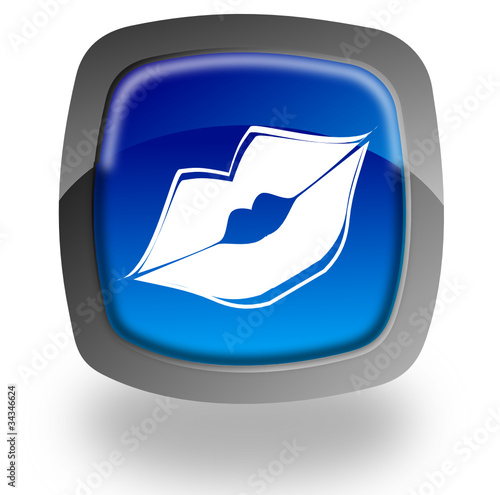 Lips button