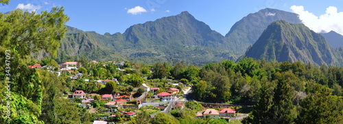 Village de Hell-Bourg, La Réunion. photo