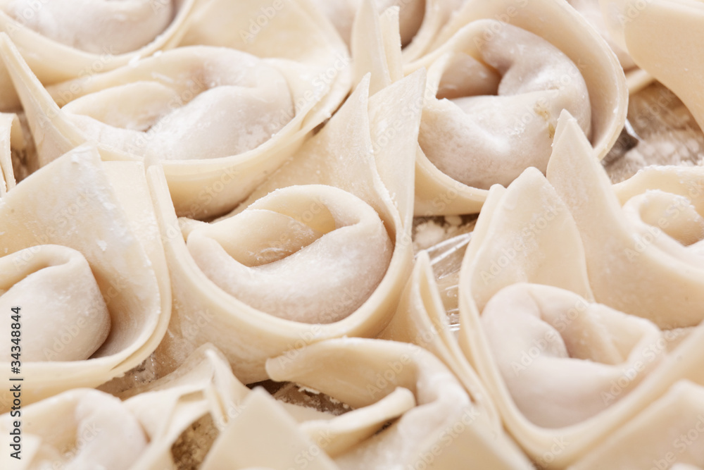 Fresh hand made Chinese dumpling Fresh hand made Chinese dumpling
