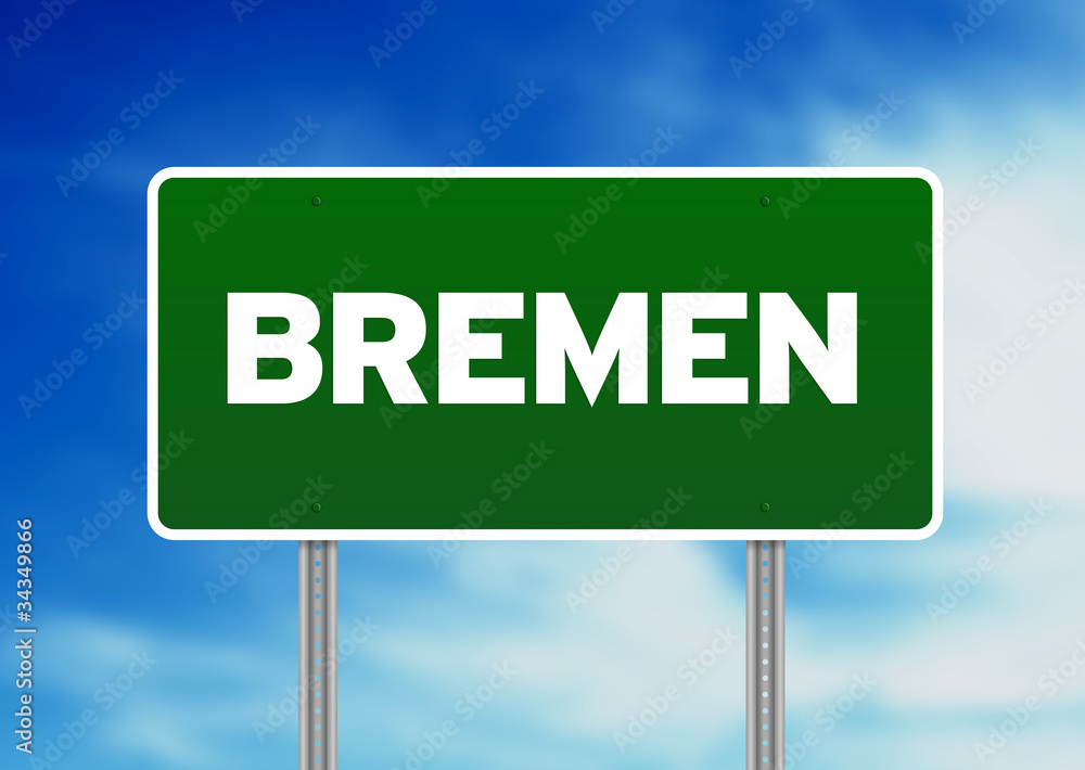 Bremen Road Sign