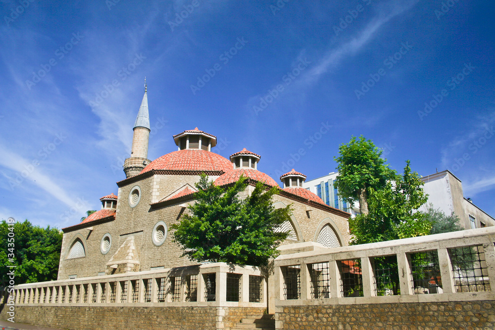mosque in the center of Antalya