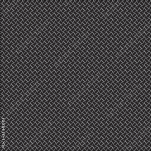 Transparent glass shapes on carbon texture