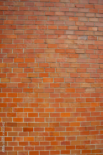 Naklejka na okno łazienkowe red brick wall