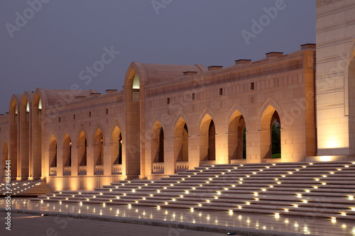 Sultan Qaboos Grand Mosque in Muscat, Oman