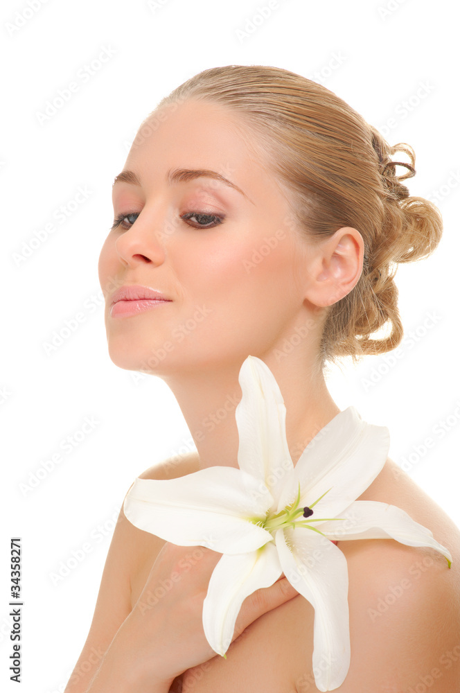 Young smiling woman Young smiling woman