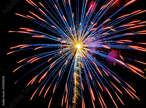 Fireworks over Iowa July 2011