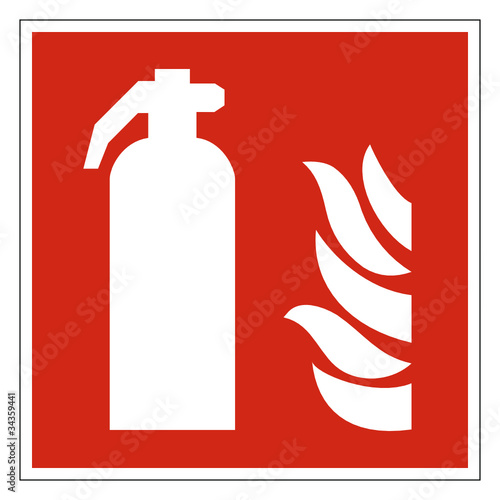 Feuerlöscher Zeichen Symbol Brandschutzzeichen