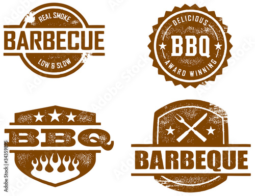 Vintage Style BBQ Graphics