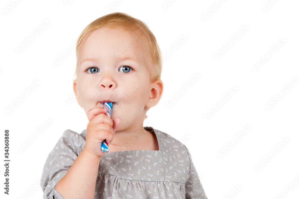 girl with a lollipop girl with a lollipop