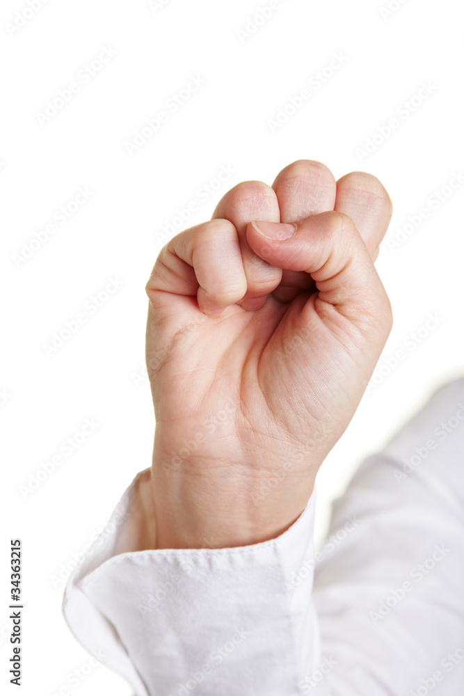 Hand zur Faust geballt Stock Photo Adobe Stock