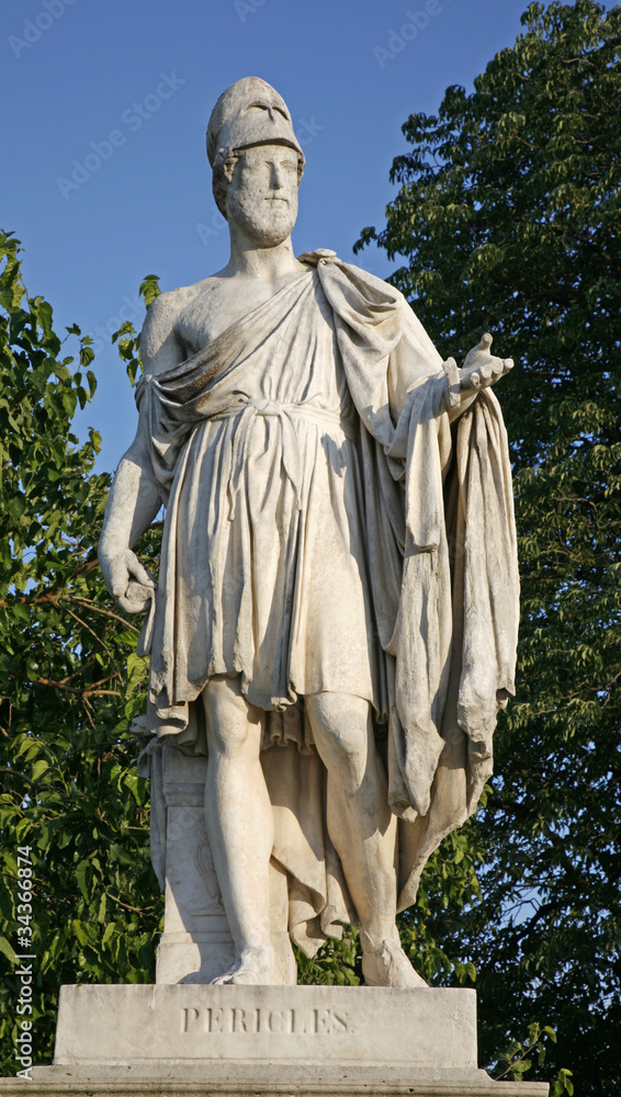 Paris - statue from Tuileries garden