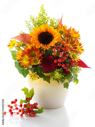 Fototapeta Naklejka Na Ścianę i Meble -  Autumnal flowers