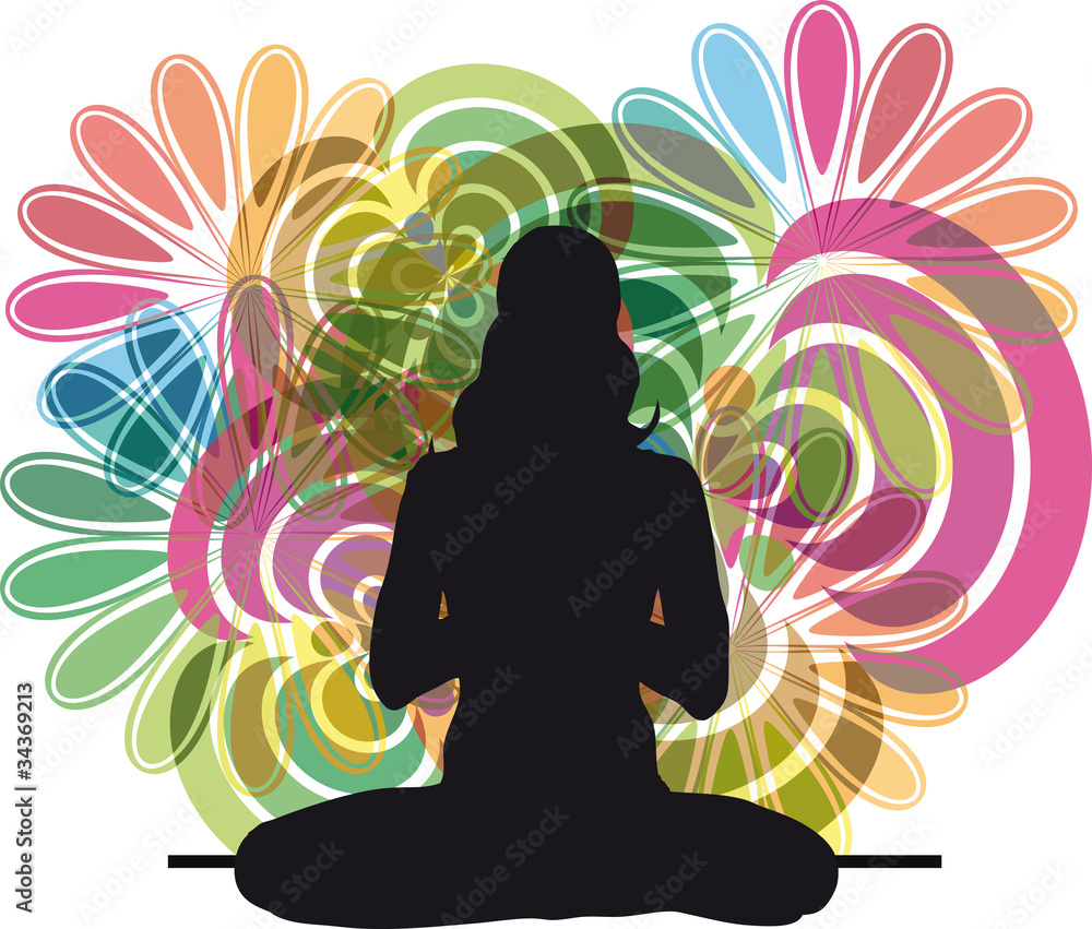 Yoga vector illustration Yoga vector illustration